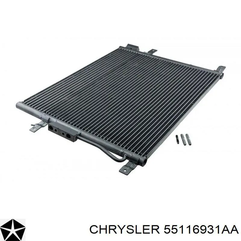 55116931AA Chrysler Radiador de aire acondicionado