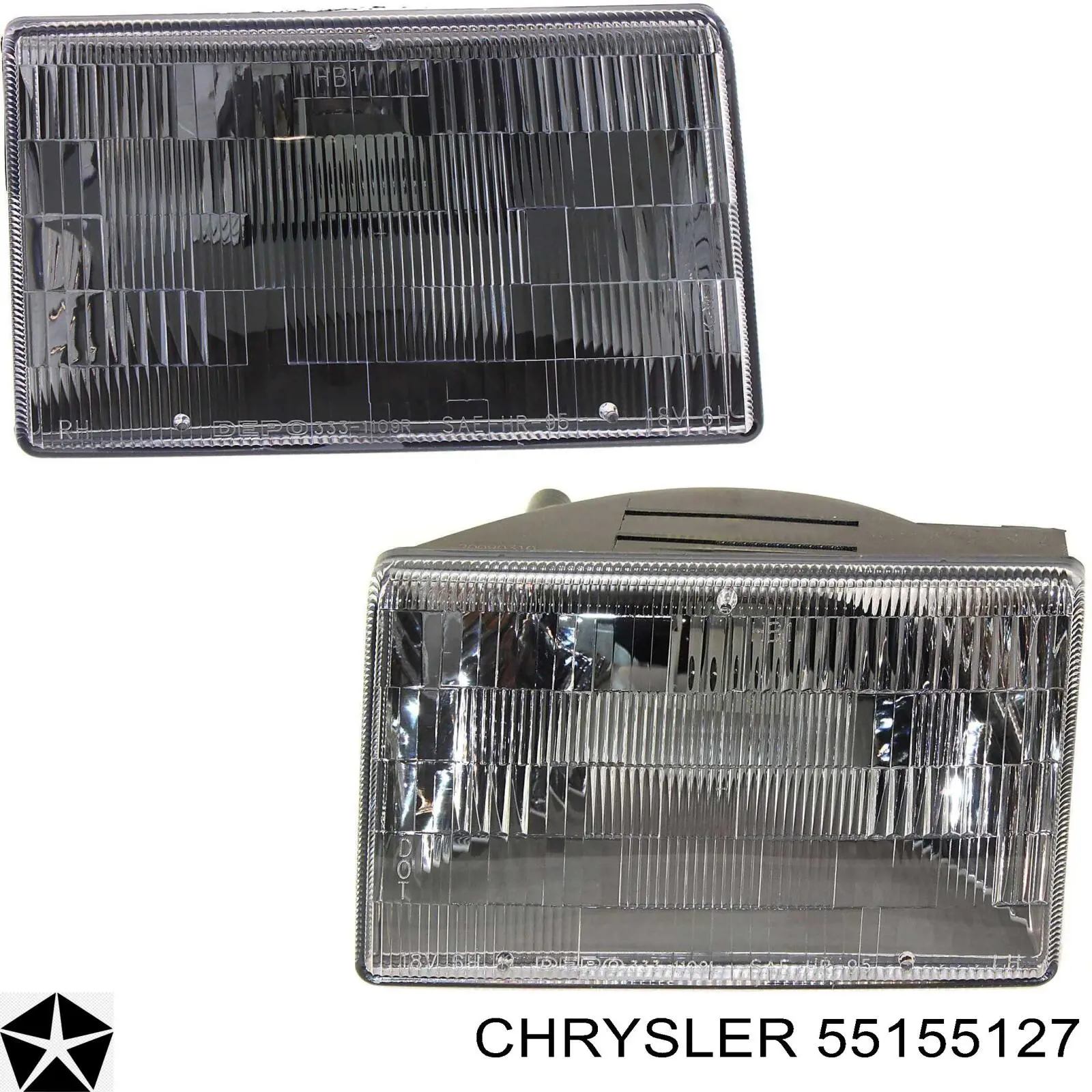 55155127 Chrysler faro izquierdo