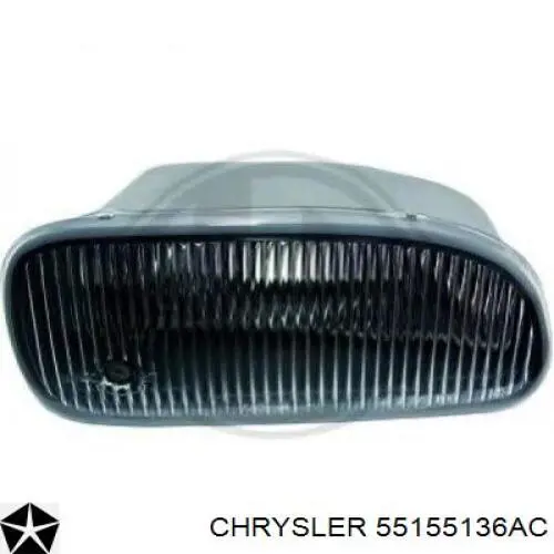 55155136AC Chrysler faro antiniebla derecho