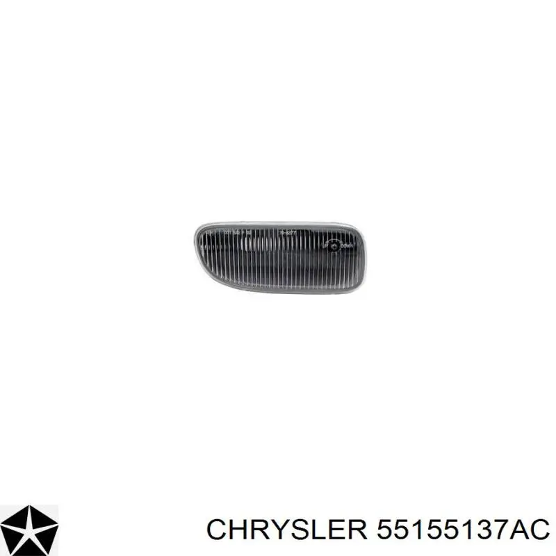 55155137AC Chrysler faro antiniebla izquierdo