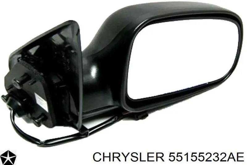 55155232AE Chrysler espejo retrovisor derecho