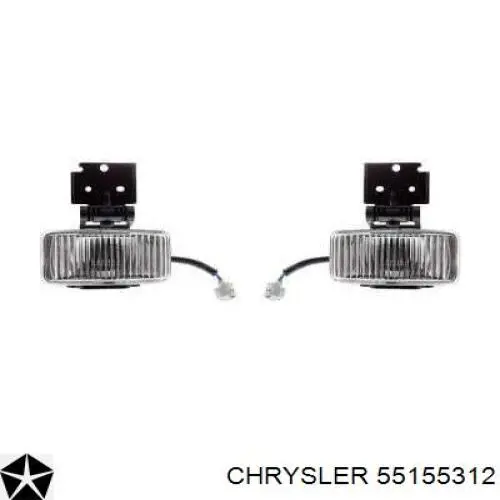 55155312 Chrysler faro antiniebla derecho