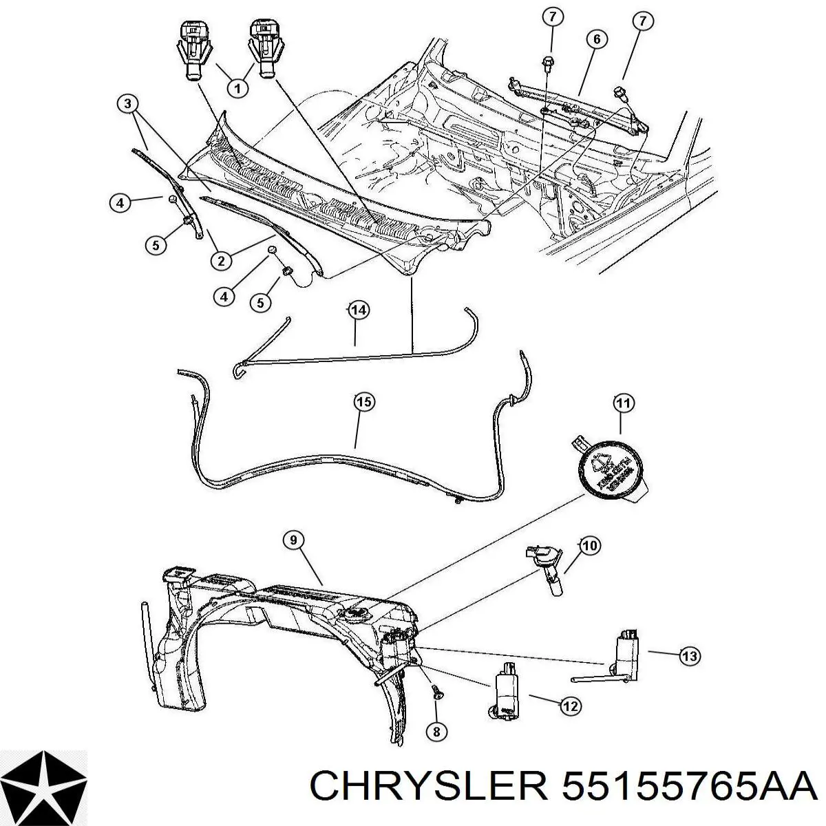  Chrysler 55155765AA precio, desde 20,57 EUR
