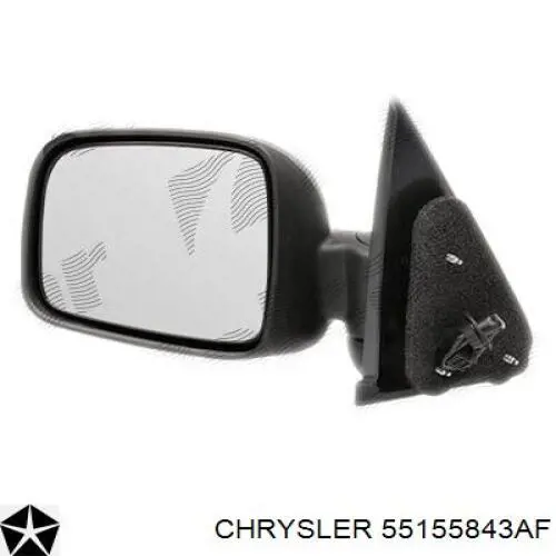 55155843AE Chrysler espejo retrovisor izquierdo