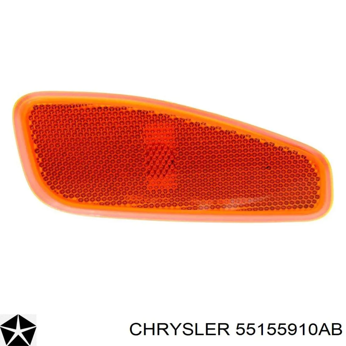 55155910AB Chrysler piloto intermitente, parachoques, derecho