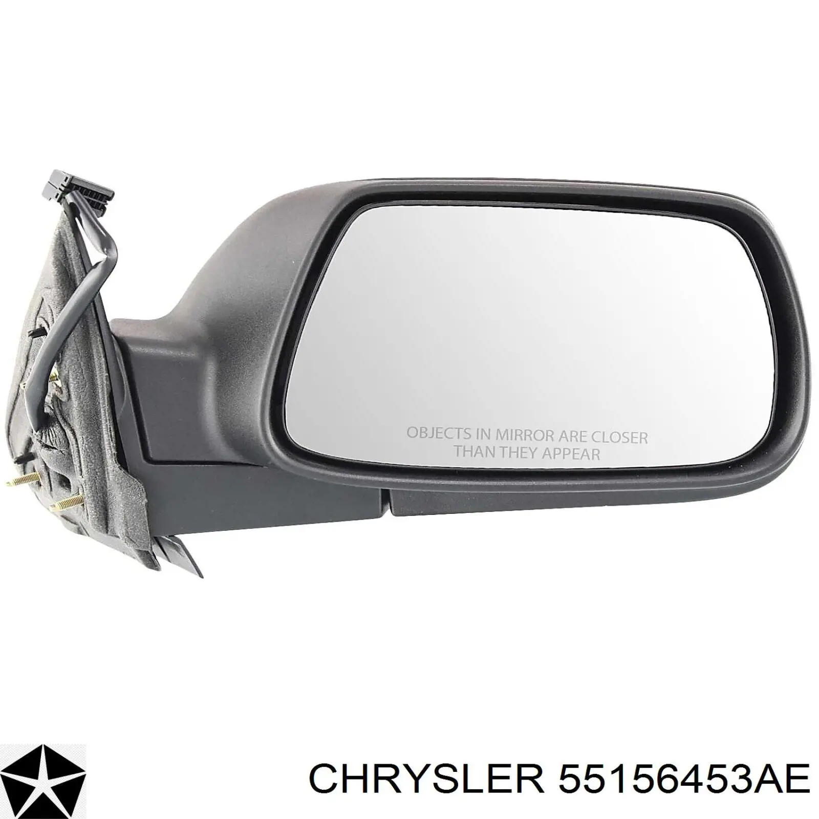 55156453AE Chrysler espejo retrovisor izquierdo