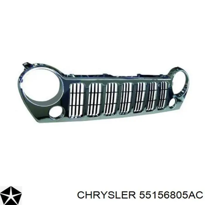 55156805AF Chrysler panal de radiador