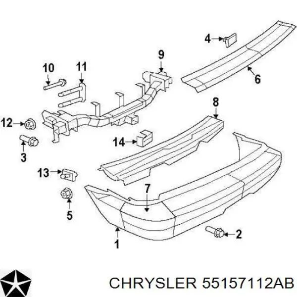 55157112AB Chrysler