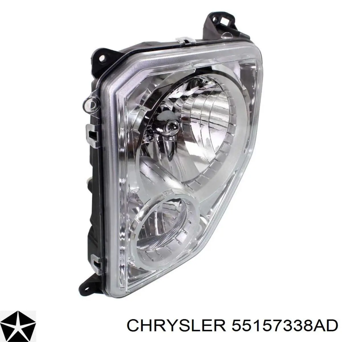 55157338AD Chrysler faro derecho