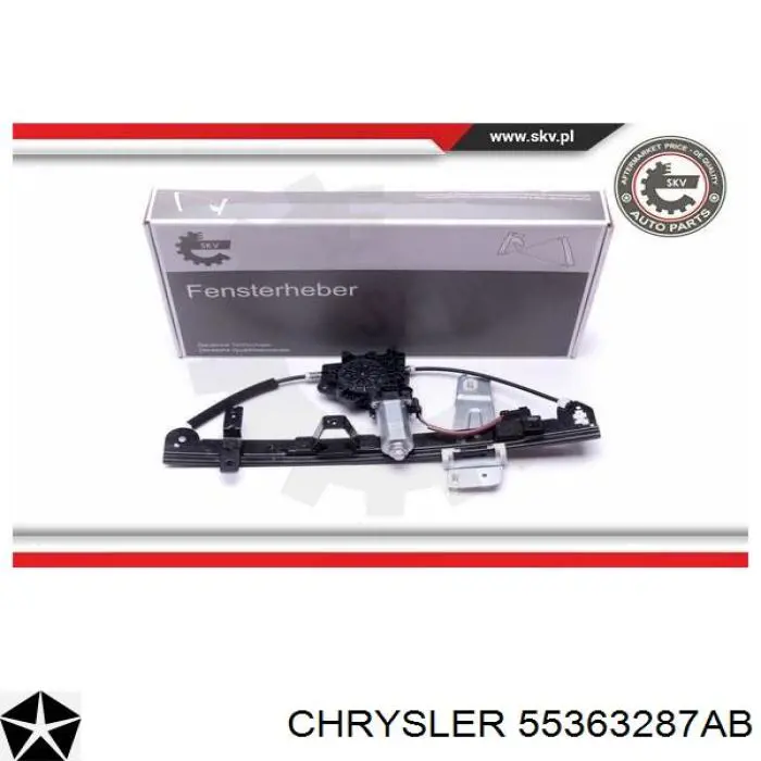 Mecanismo de elevalunas, puerta delantera izquierda Jeep Grand Cherokee 1 Z