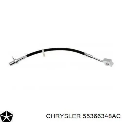 55366348AJ Chrysler tubo flexible de frenos delantero derecho