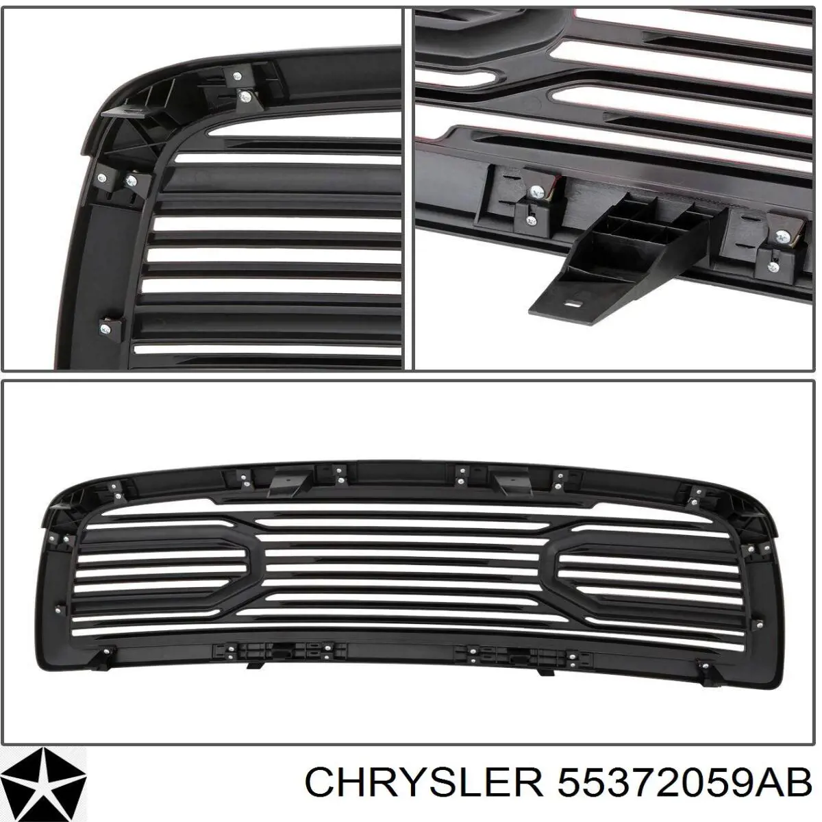 55372059AB Chrysler panal de radiador