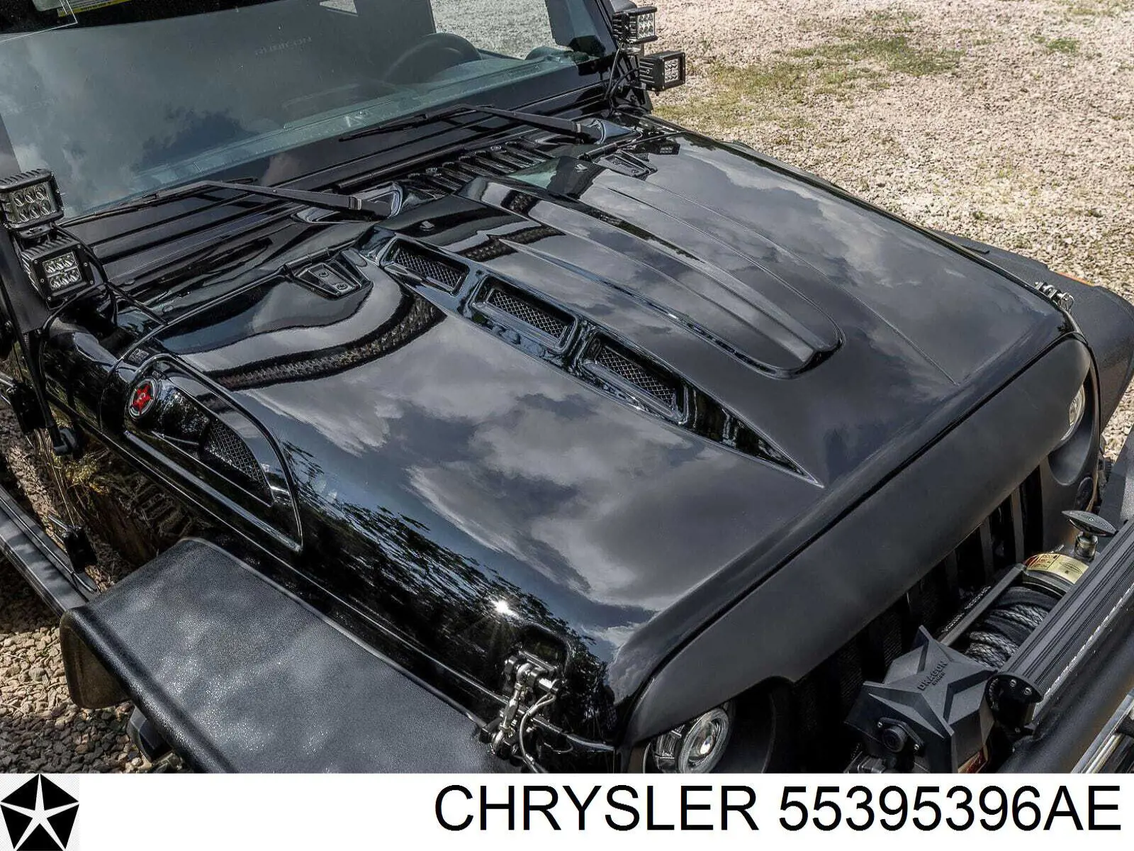 55395396AB Chrysler bisagra, capó del motor