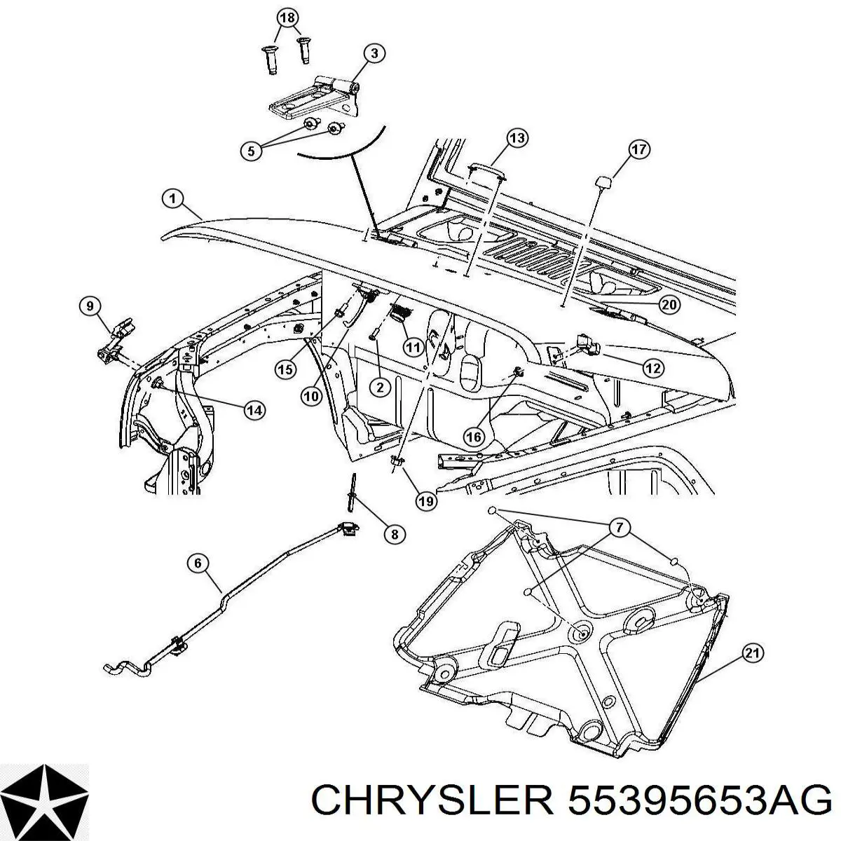 Comprar 55395653AF Chrysler 