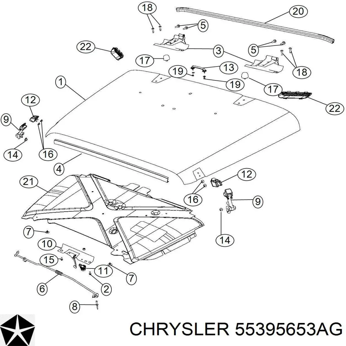 Comprar 55395653AG Chrysler 