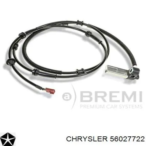 56027722 Chrysler sensor abs trasero derecho