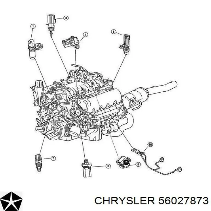 Sensor de temperatura del refrigerante Jeep Cherokee 2 XJ