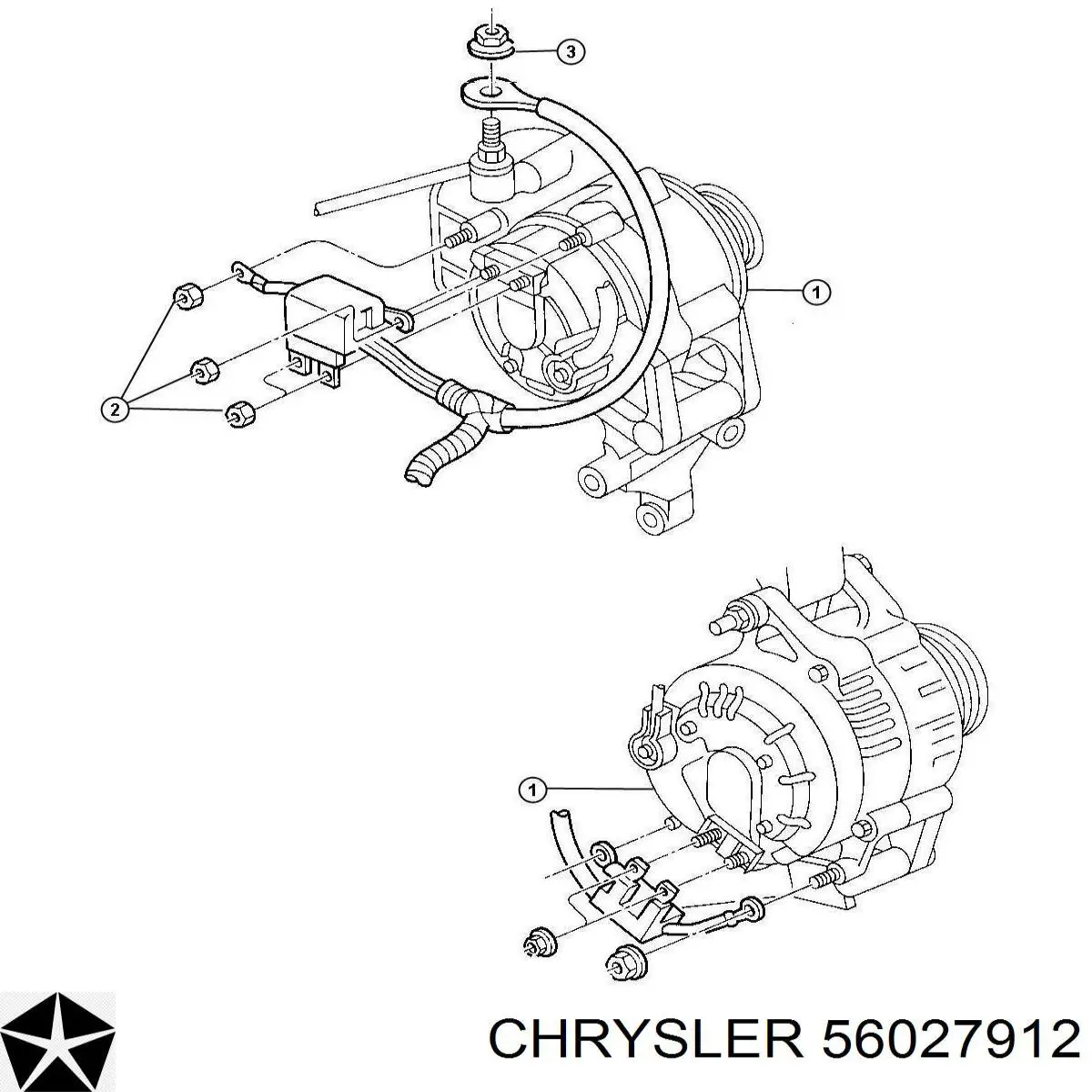 Alternador 1210003530 Chrysler