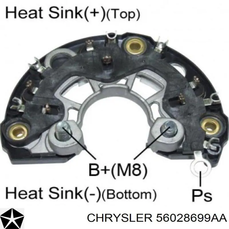 56028699AA Chrysler alternador