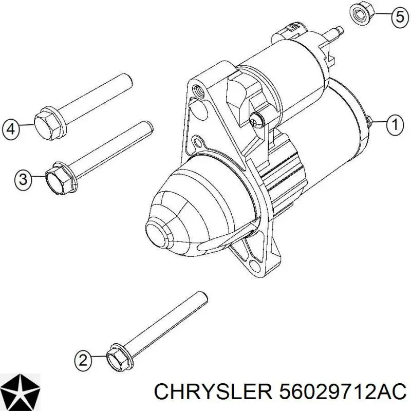 Burro de arranque  Chrysler 56029712AC precio, desde 98,60 EUR