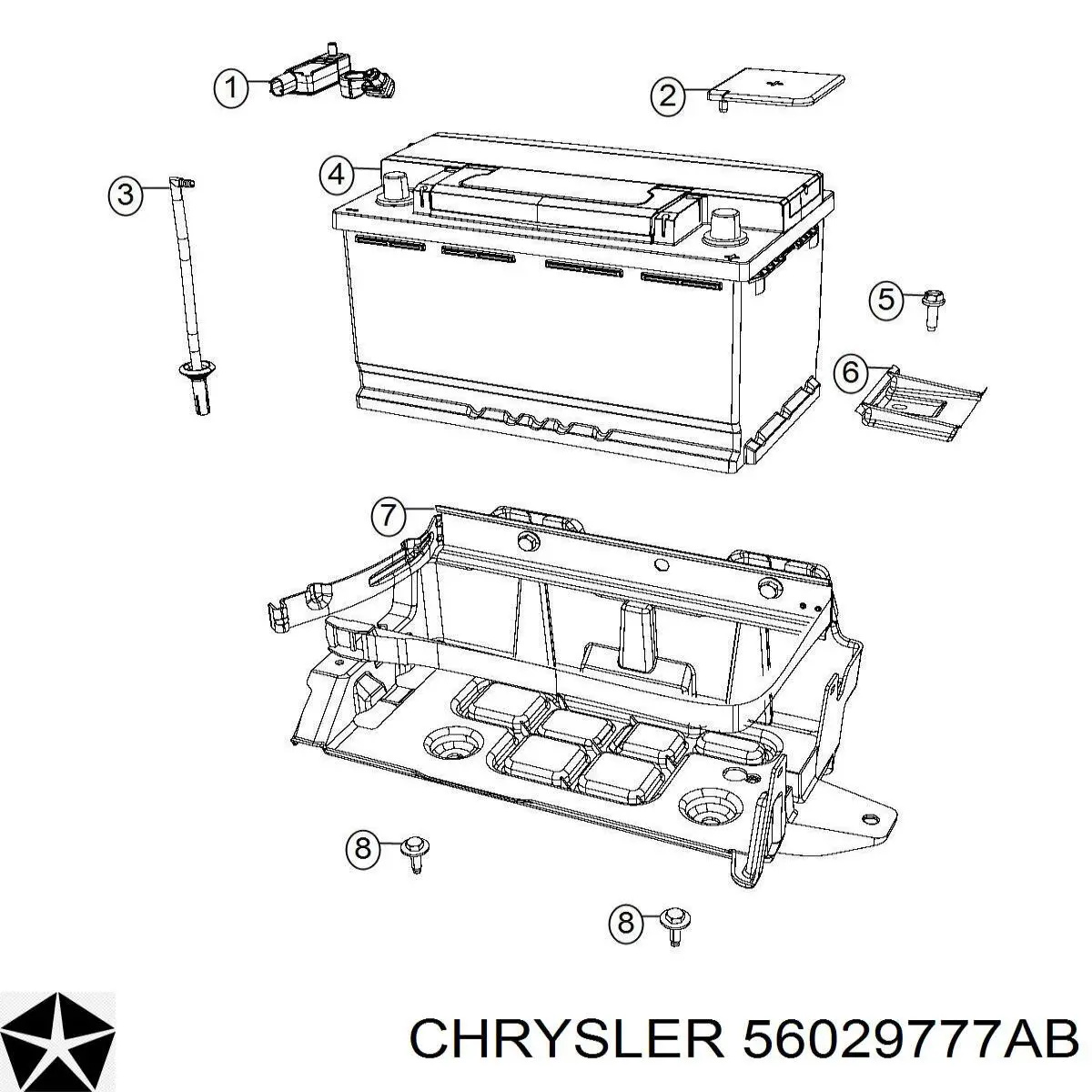 Suspension Original OEM Terminal Bateria Dodge Challenger 