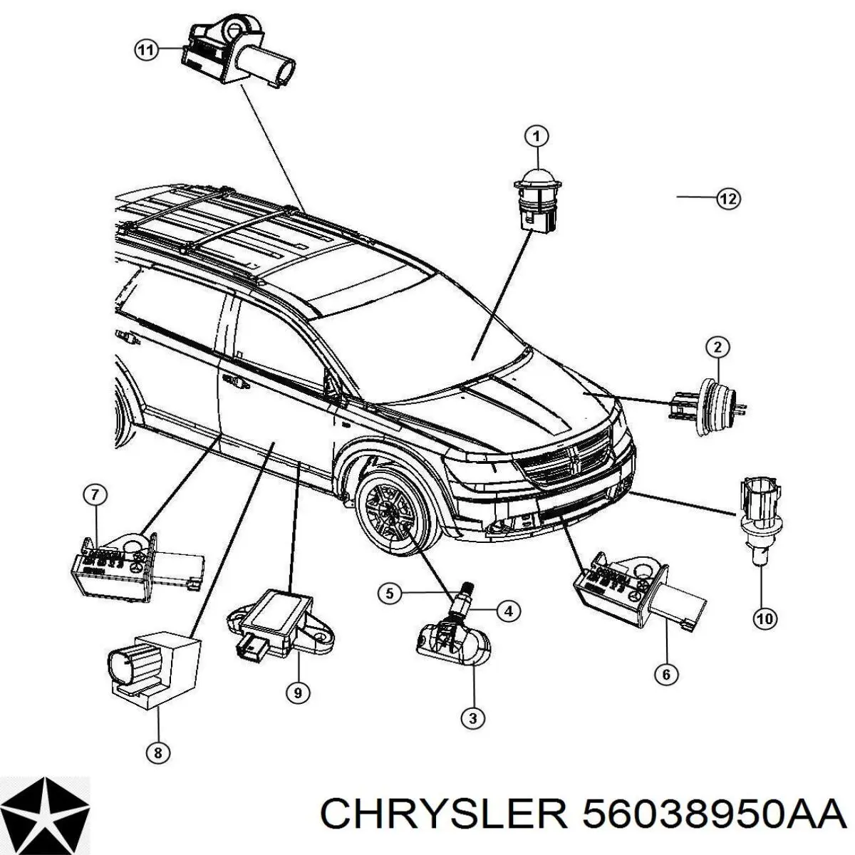 K56038950AA Fiat/Alfa/Lancia