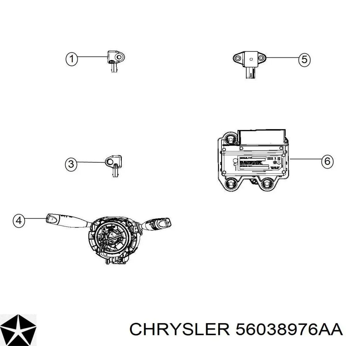 K56038976AA Fiat/Alfa/Lancia