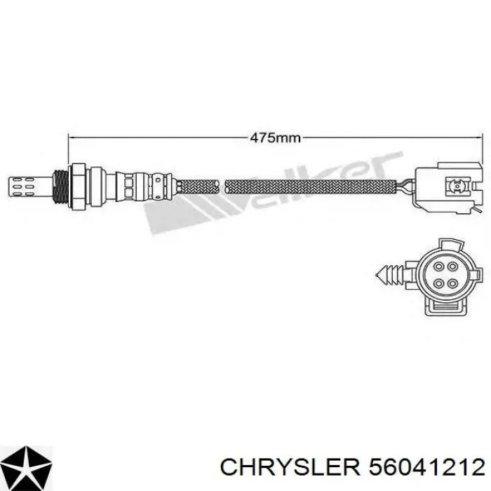 Sonda de oxígeno Chrysler 56041212 precio, desde 176,24 EUR