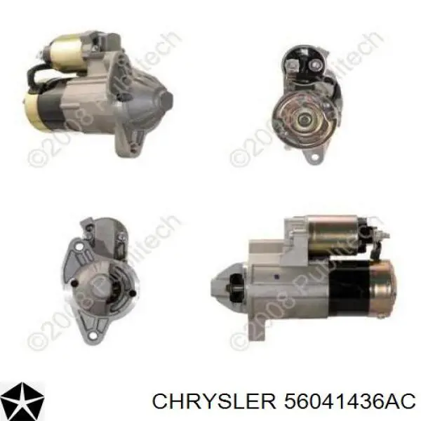 56041436AC Chrysler motor de arranque