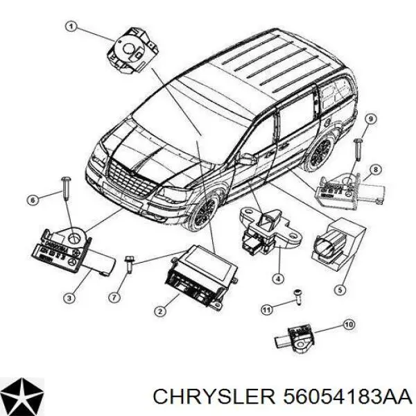  Chrysler 56054183AA