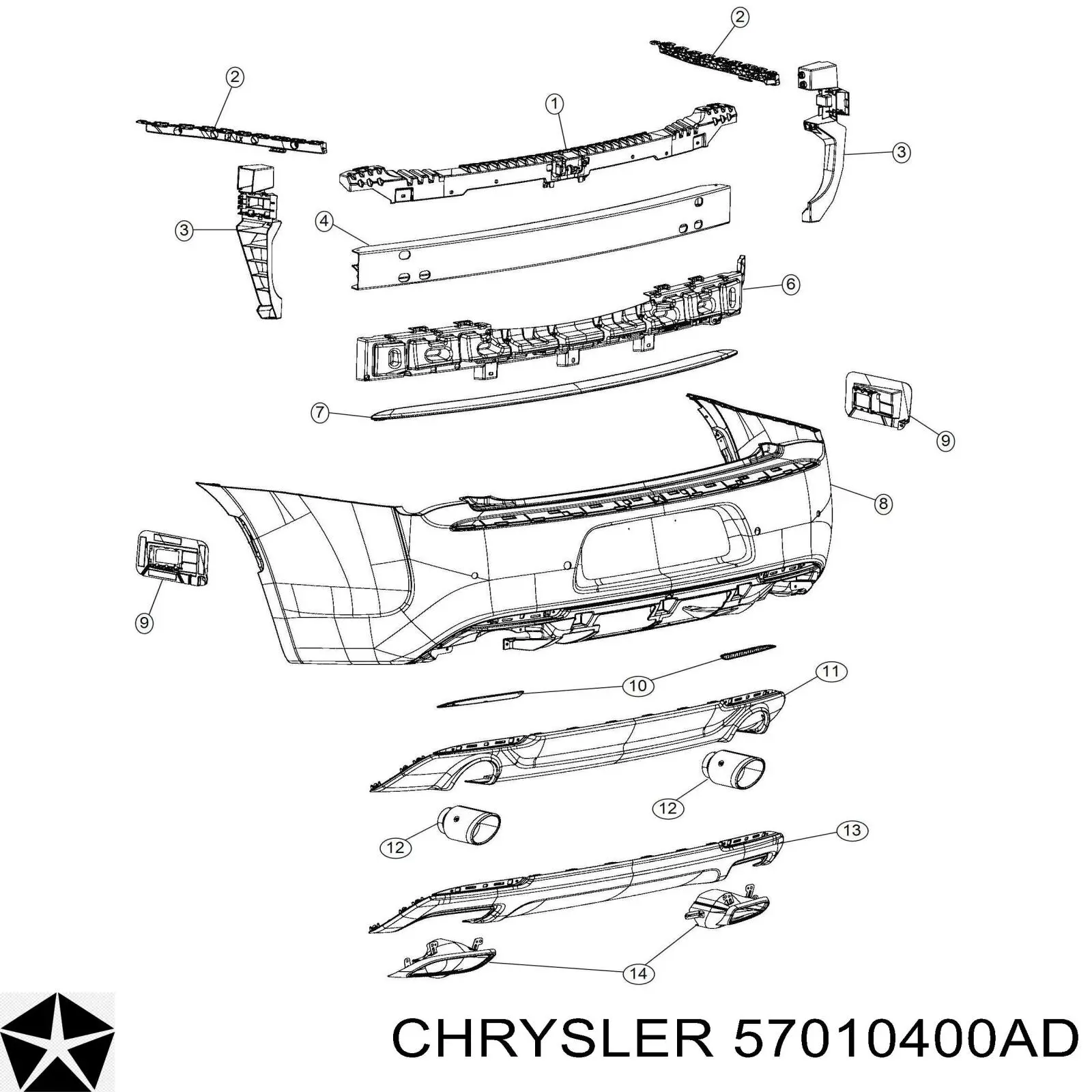 57010400AD Chrysler