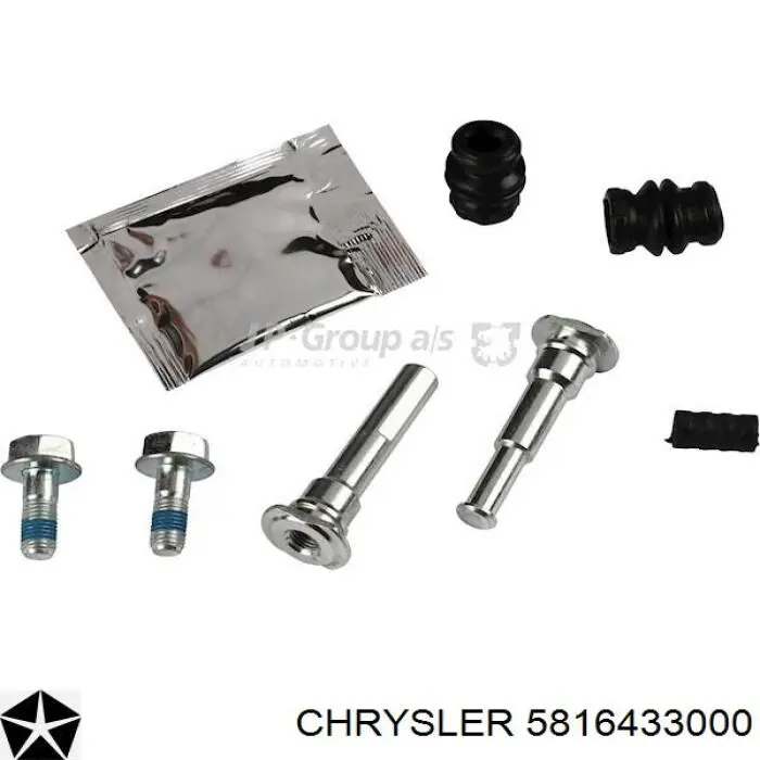 5816433000 Chrysler fuelle, guía de pinza de freno delantera