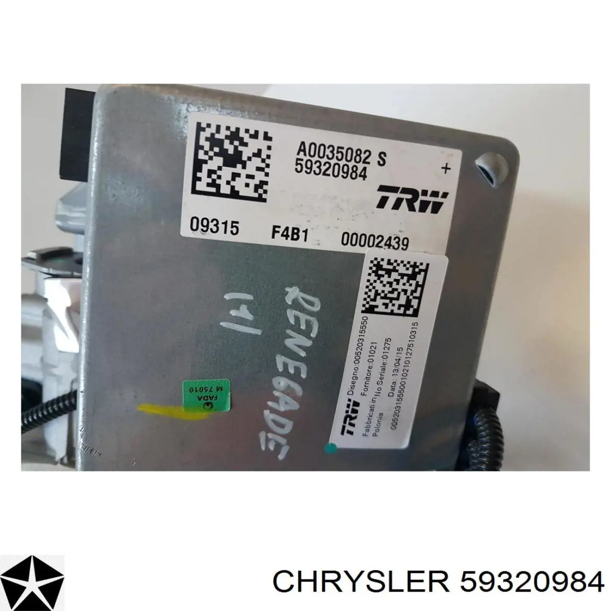 Comprar 59320984 Chrysler Columna dirección