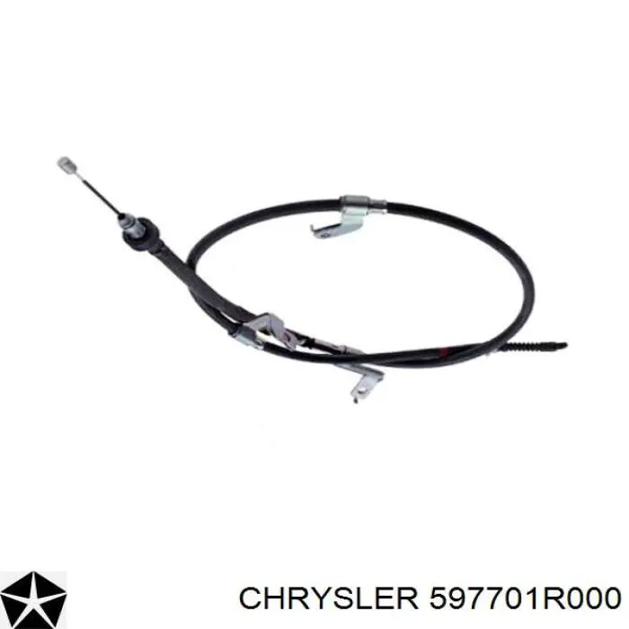 597701R000 Chrysler cable de freno de mano trasero derecho