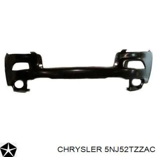 5NJ52TZZAC Chrysler parachoques delantero, parte superior