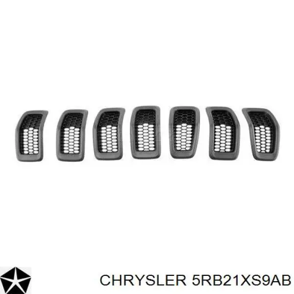 5RB21XS9AB Chrysler rejilla de radiador