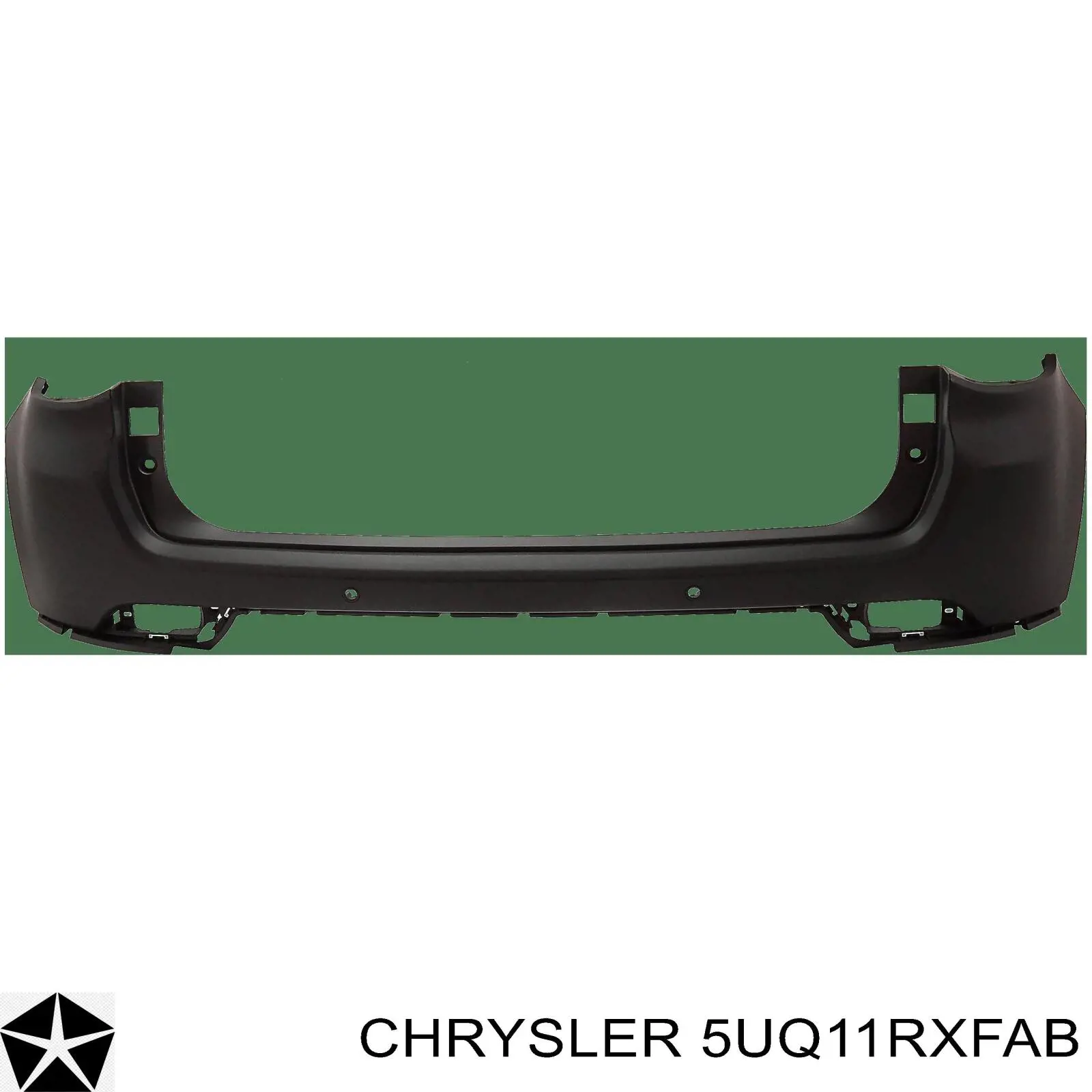 Comprar 5UQ11RXFAB Chrysler Parachoques delantero, parte inferior