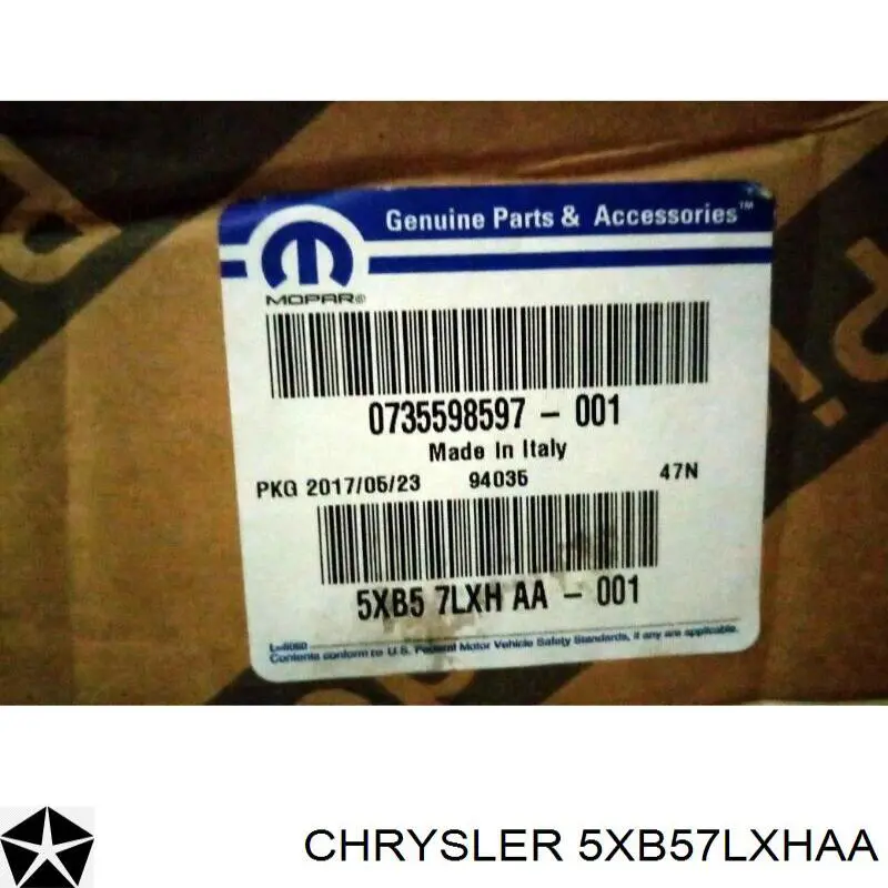 Comprar 5XB57LXHAA Chrysler Defensa delantera
