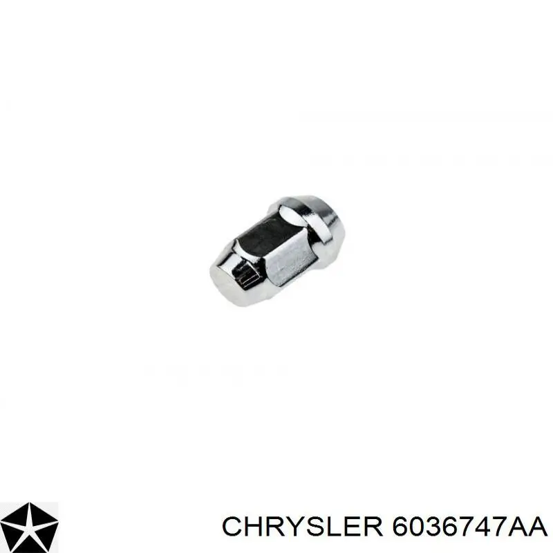 Tuerca seguridad de rueda Chrysler 6036747AA precio, desde 13,53 EUR