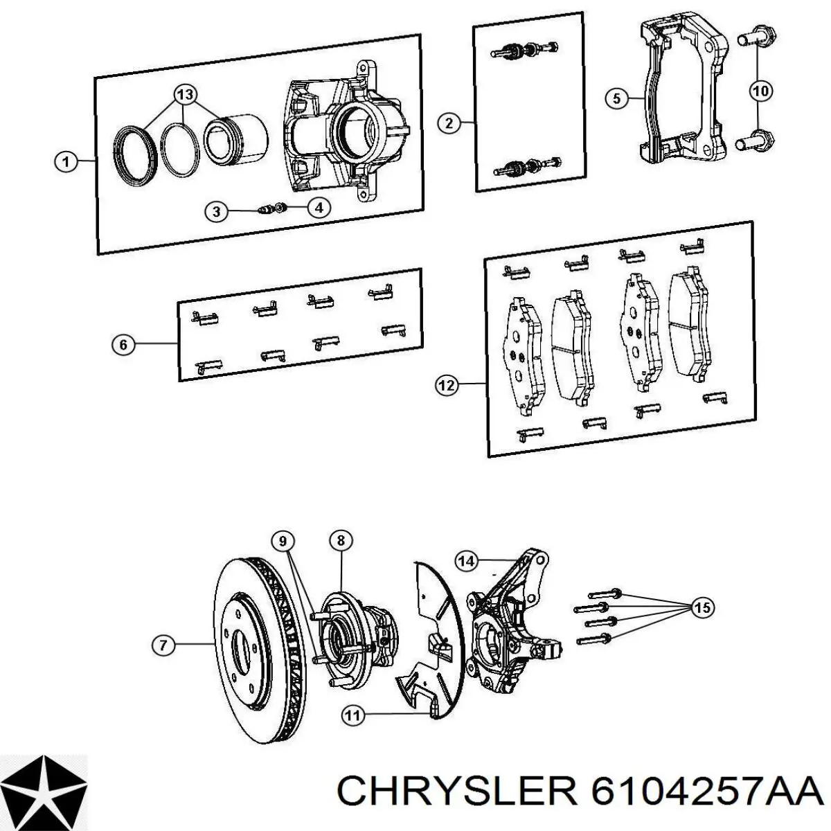 6104257AA Chrysler