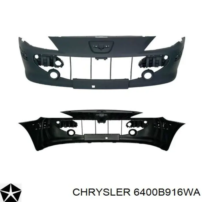 Parachoques Chrysler 6400B916WA