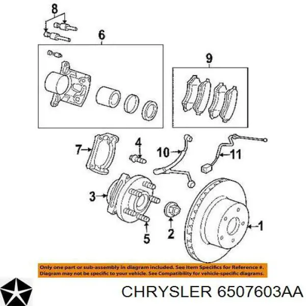 6507603AA Chrysler