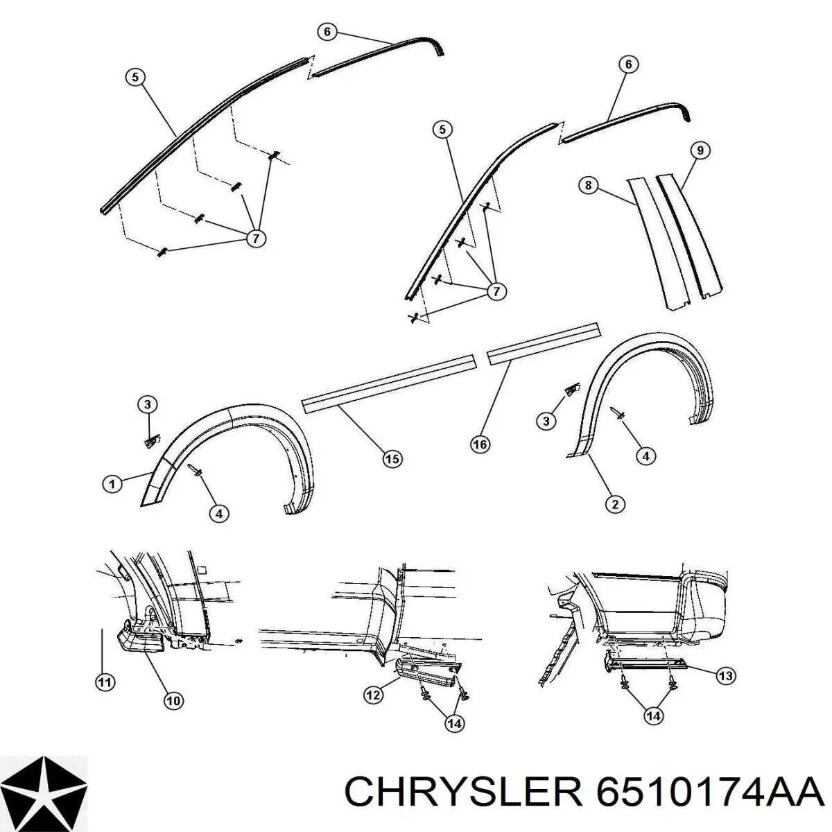 6510174AA Chrysler