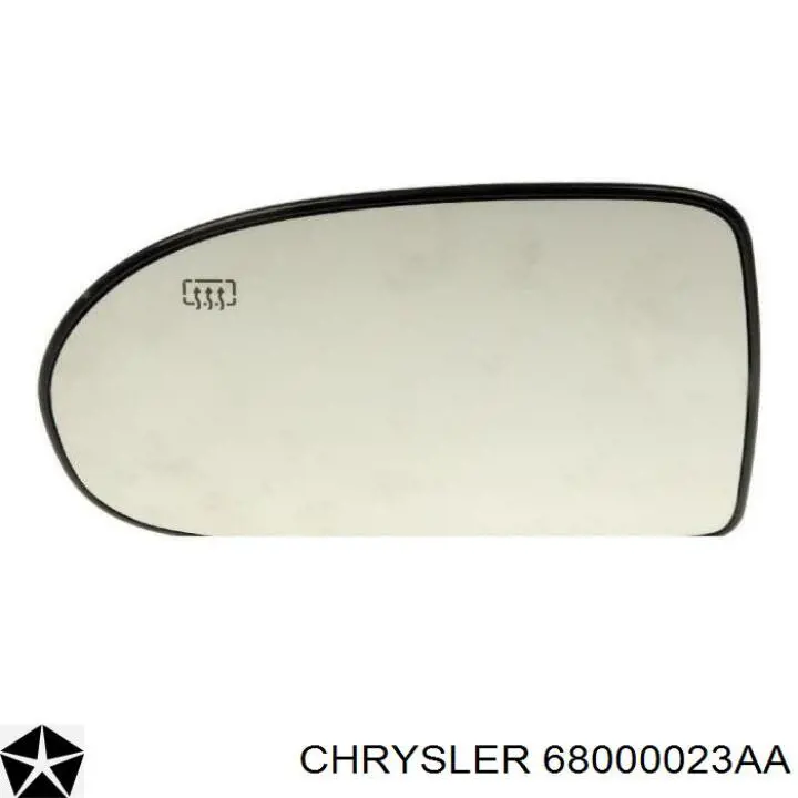 K68000023AA Fiat/Alfa/Lancia cristal de espejo retrovisor exterior izquierdo