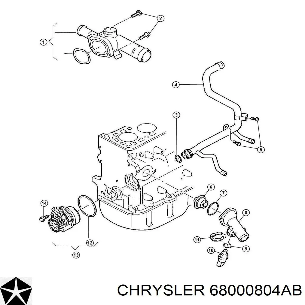 68000804AA Chrysler