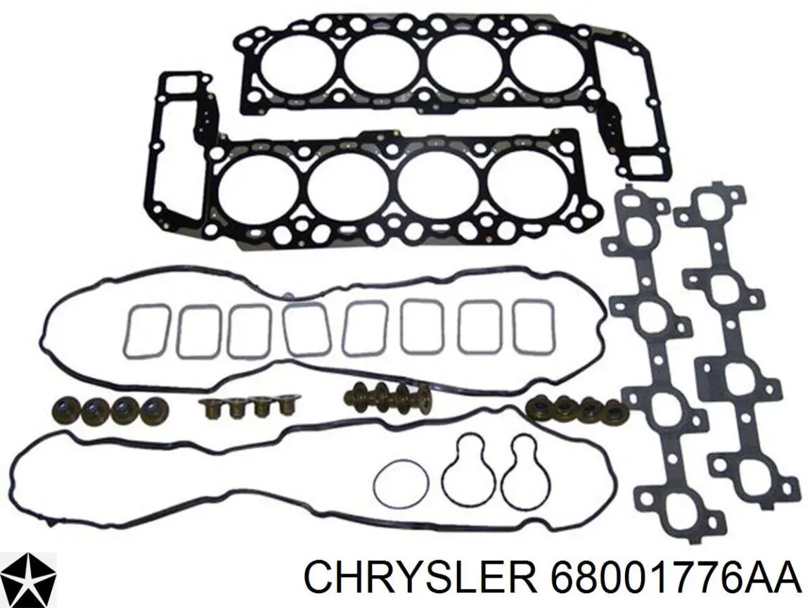 68001776AA Chrysler juego de juntas de motor, completo, superior