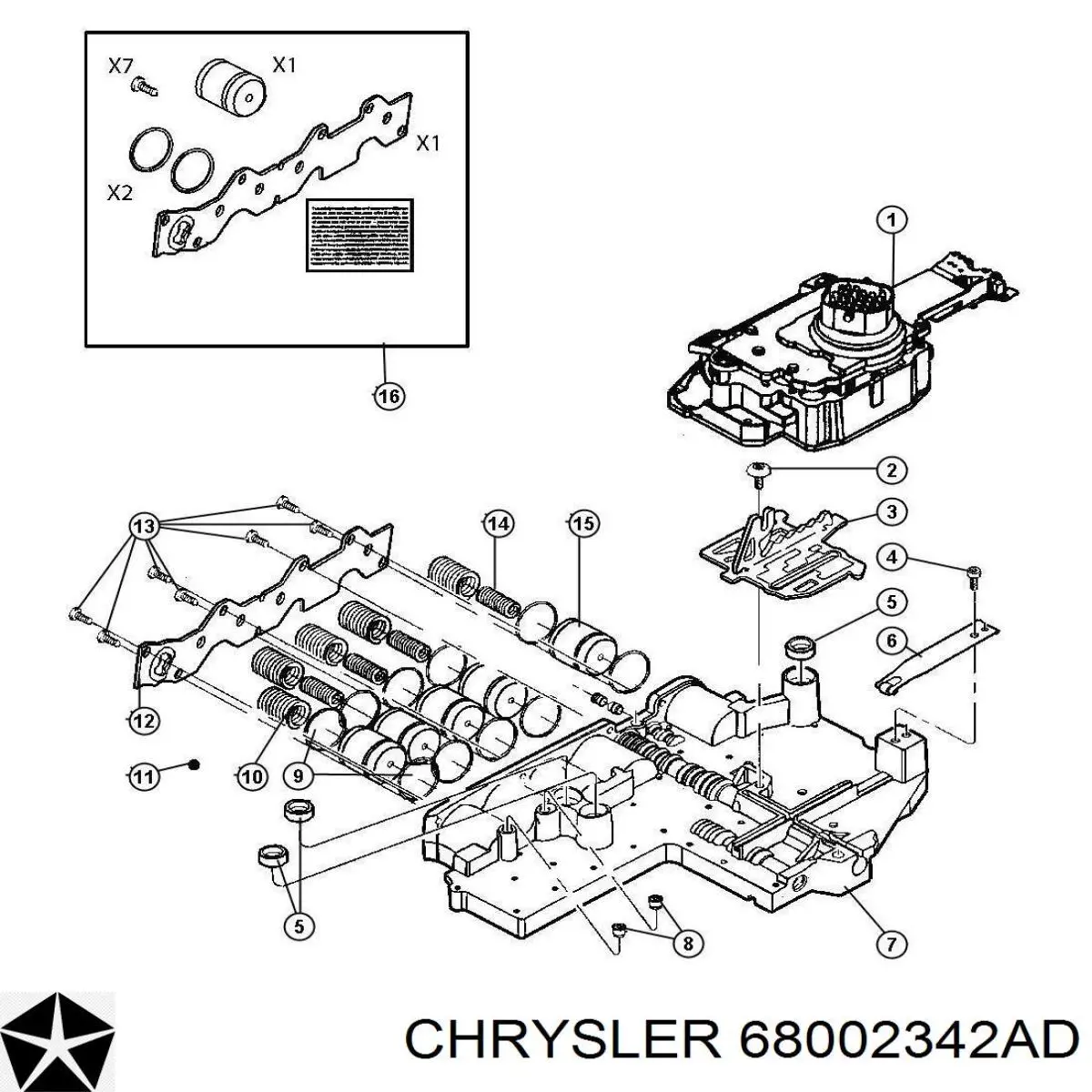 68002342AD Chrysler