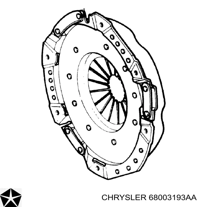 Mecanismo de embrague Chrysler 68003193AA precio, desde 194,26 EUR