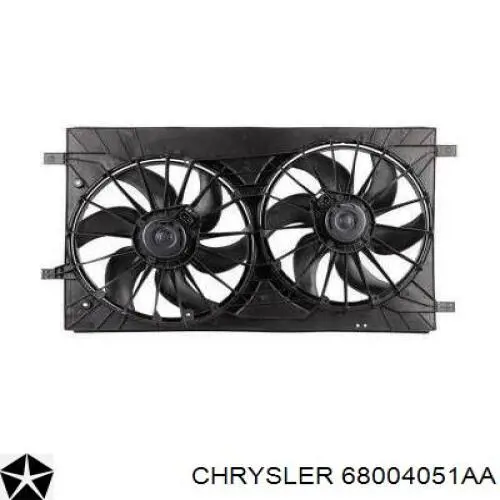 68004051AA Chrysler ventilador del motor