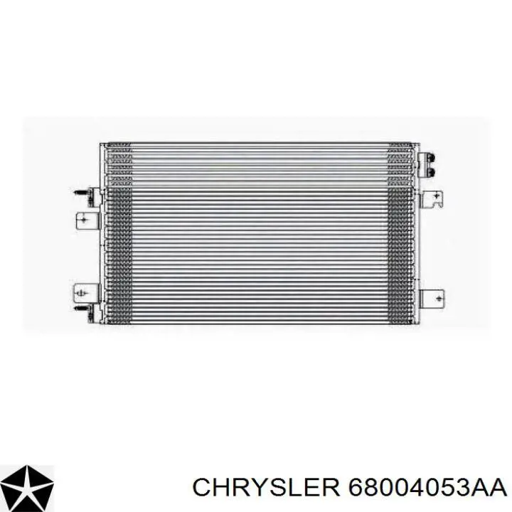 Comprar 68004053AA Chrysler Condensador de aire acondicionado